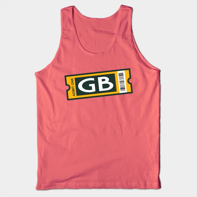GB Ticket Tank Top by CasualGraphic